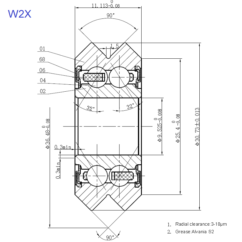 RM2 BEARING 