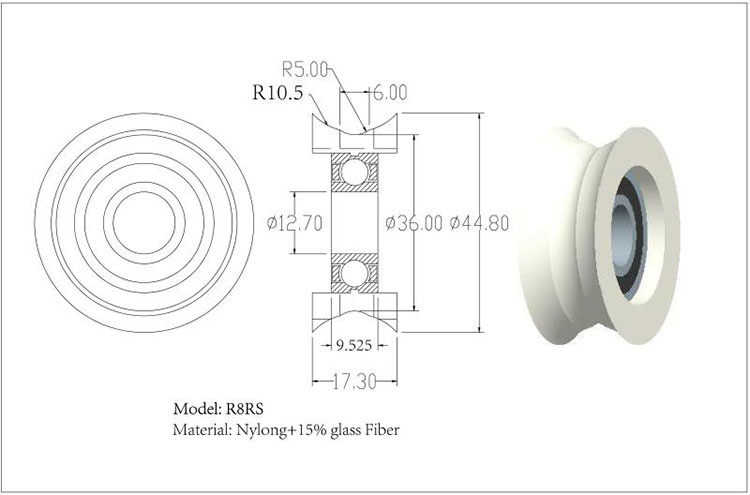 Pulley ball bearing