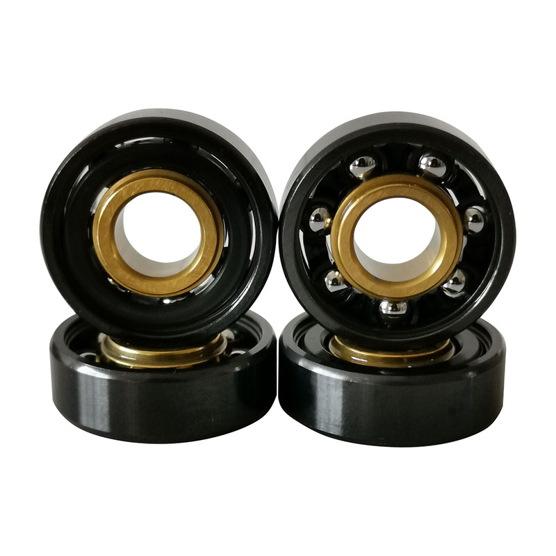 mix color skate bearing black and gold 