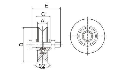 sliding gate wheels for sale