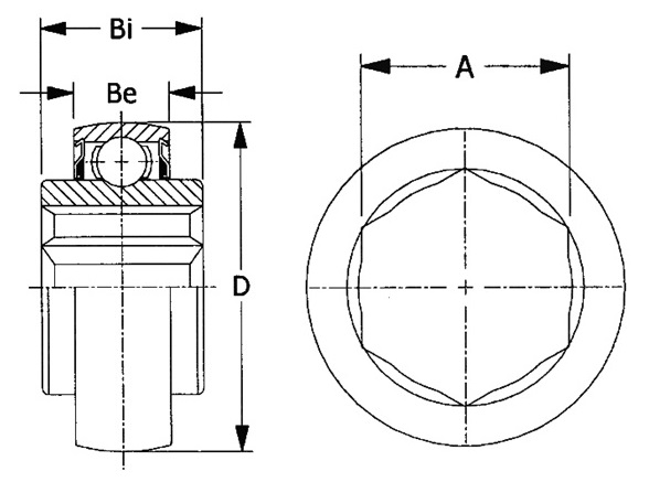 205KRRB2 BEARING DRAWING 