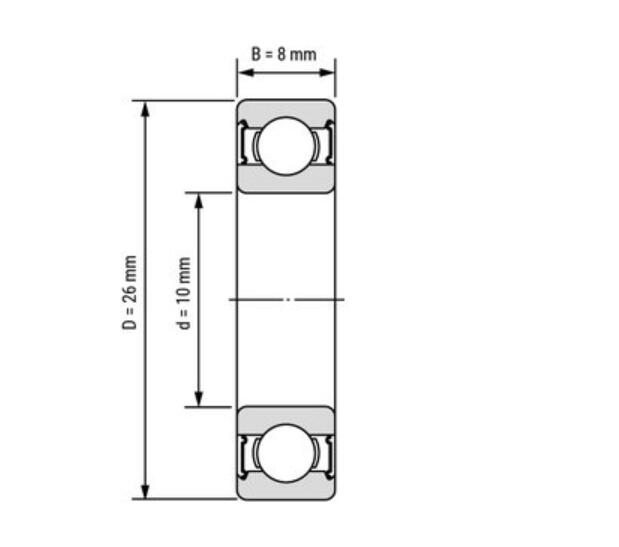 6000 bearing size 