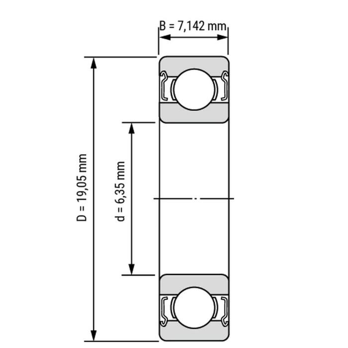  R4A ZZ INCH Bearings