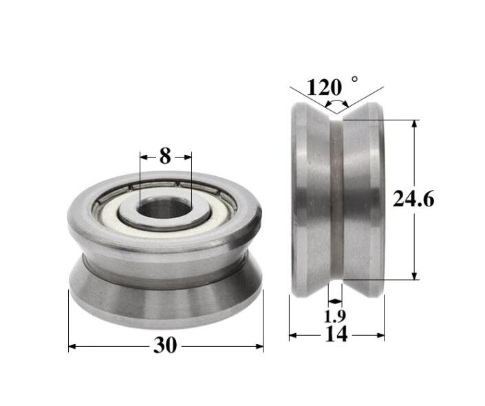 LV20 V Groove Bearing 