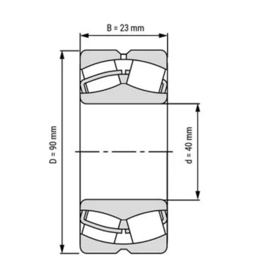 21308CC Bearing Dimension 